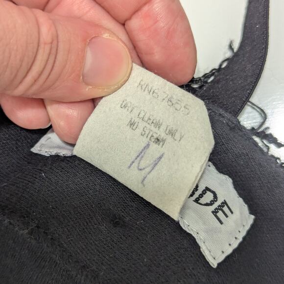 Vintage Y2K Sexy Fringe Flapper Mini Dress Square Neck Womens Small Party Glam - Picture 6 of 6